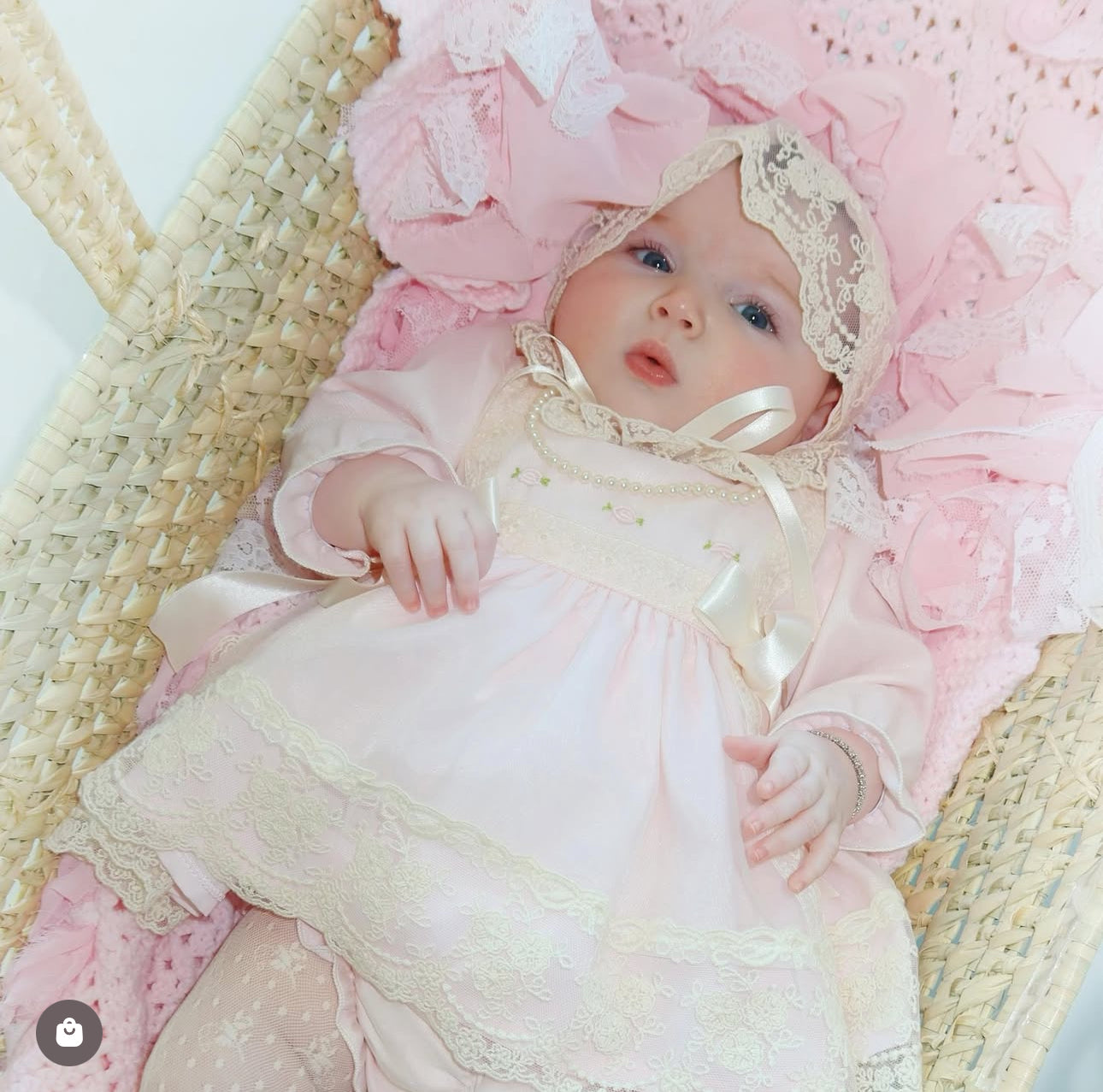 Baby Pink Cotton Dress